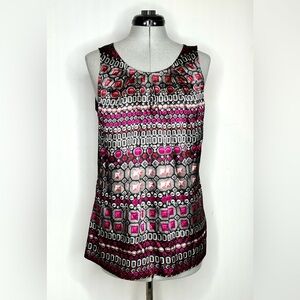 Silky Women’s Tank Top, Apt. 9, Jewel Design Material, Size M